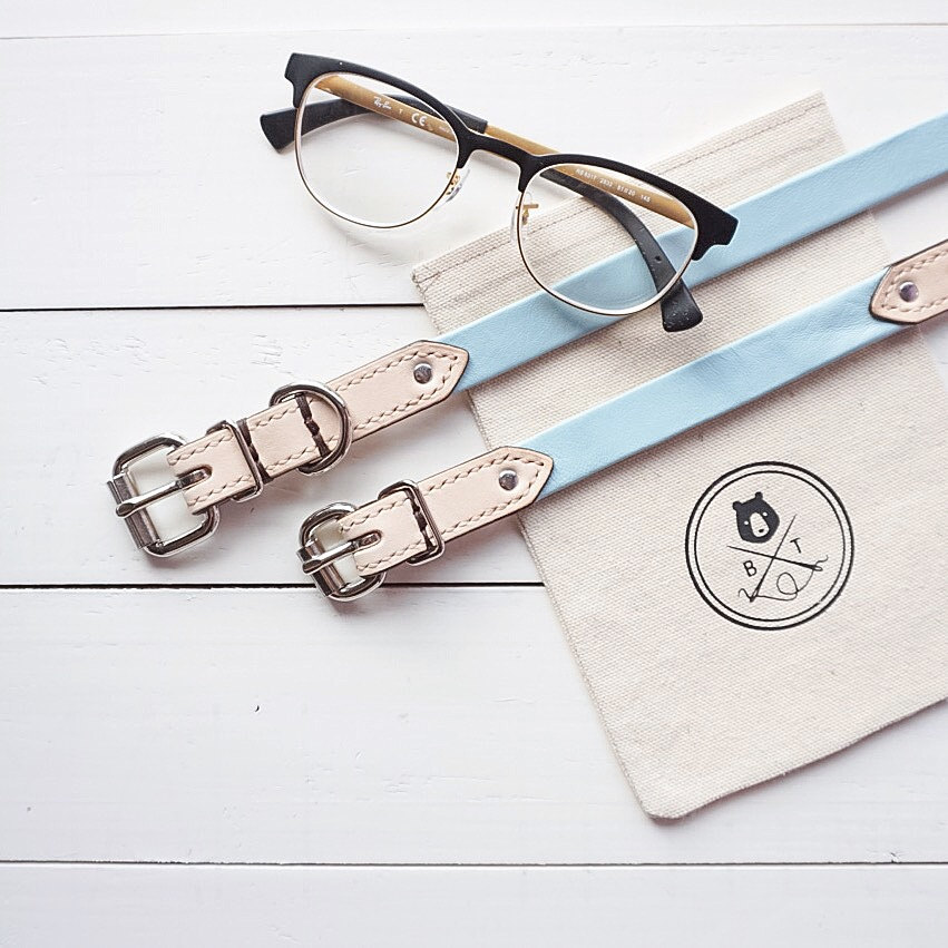 Bearytail Leather Co. makes beautiful matching dog collars and bracelets to show the world how much you love your pup! Tale 20% off with code THEBROKEDOG!