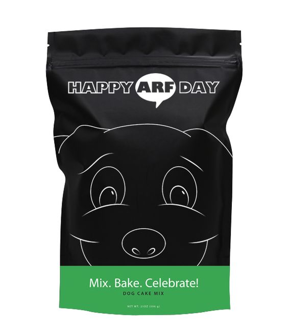 Have a doggie birthday coming up? Don't know to start? HAPPY ARFDAY is the cake mix for you!