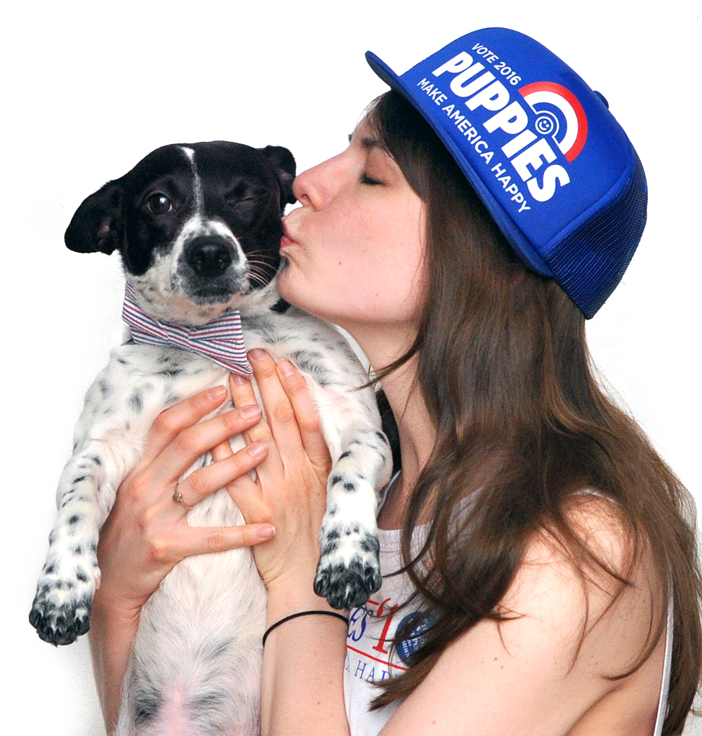 Looking for a Presidential candidate that shares your values? California-based Puppies Make Me Happy has the solution: Puppies For President!