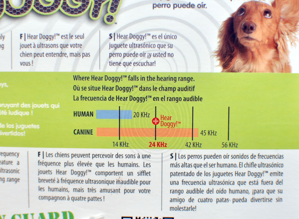 The Hear Doggy!™ is a dog toy with an ultrasonic squeaker that your dog can hear but that you can’t! We gave it a test run, and discovered that it’s a great toy for apartment dwellers or anyone who values a little bit of quiet.