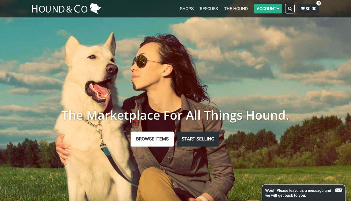 Hound & Co is a new online marketplace dedicated to all things dog! We interviewed founder Laura Green about Hound and Co's start, how Hound & Co helps "dogpreneurs" and rescues, her own hound, and more!
