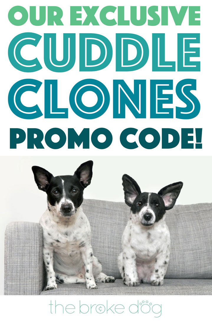 Want a custom plush stuffed animal that looks exactly like your dog? Cuddle Clones makes one-of-a-kind keepsakes that will make you do double-takes! Plus, we've teamed up with this great company to bring you an exclusive Cuddle Clones promo code!