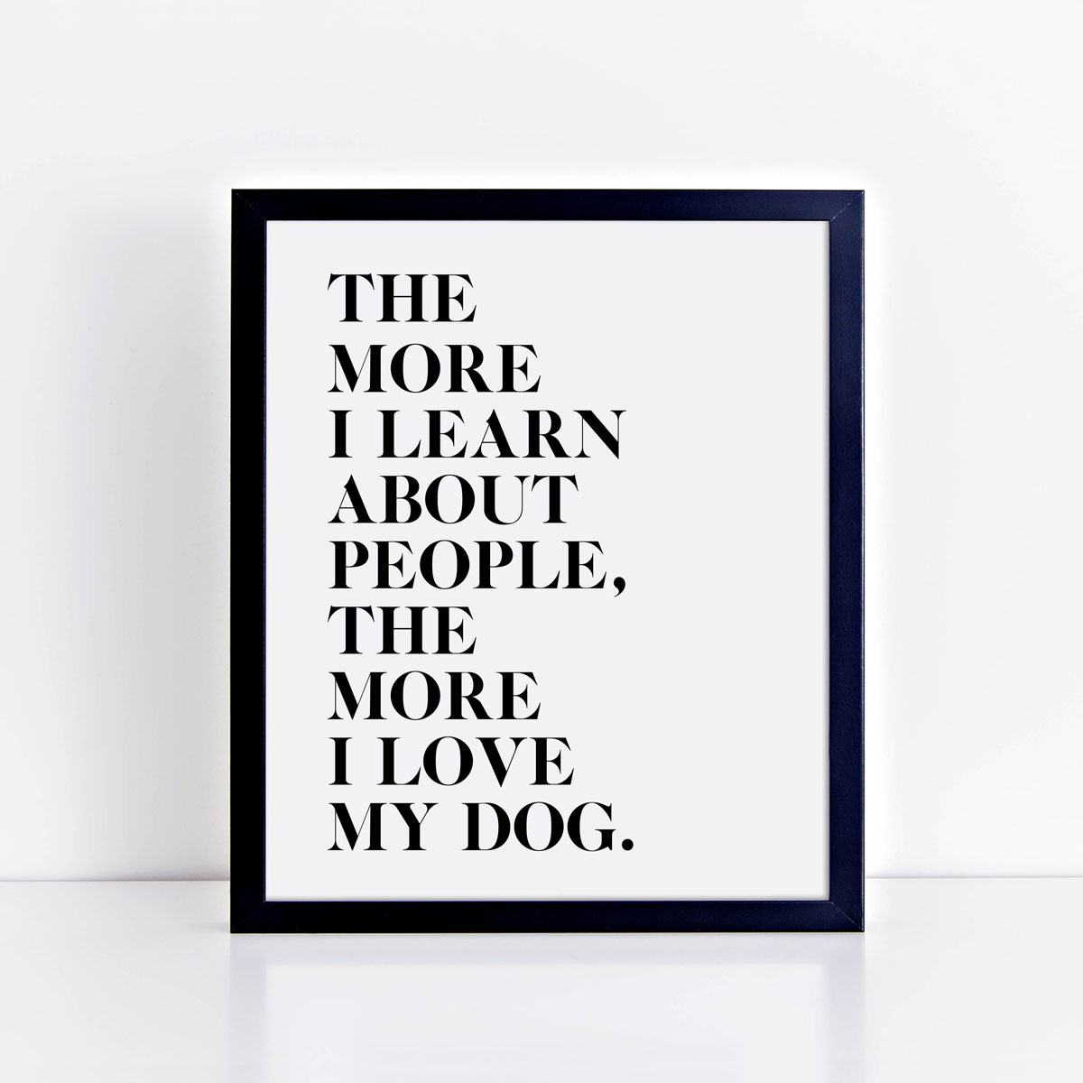 Tydography sells gorgeous printable typographic dog posters for the stylish pup lover! Best of all, they're absolutely affordable! Check out our interview with Tydography's founder and designer, Lisa, and score 20% off your purchase this month only with code THEBROKEDOG.