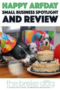 Have a doggie birthday coming up? Don't know to start? HAPPY ARFDAY is the cake mix for you!