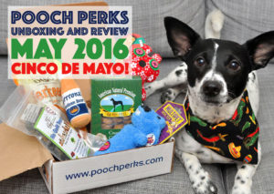 Pooch Perks starts the fiesta with the May 2016 Cinco De Mayo box! Check out our post for the full run-down and exclusive discount!