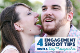 This summer, I was used my experience as a dog photographer to take my sister's engagement photos. Check out some of my resulting engagement shoot tips!