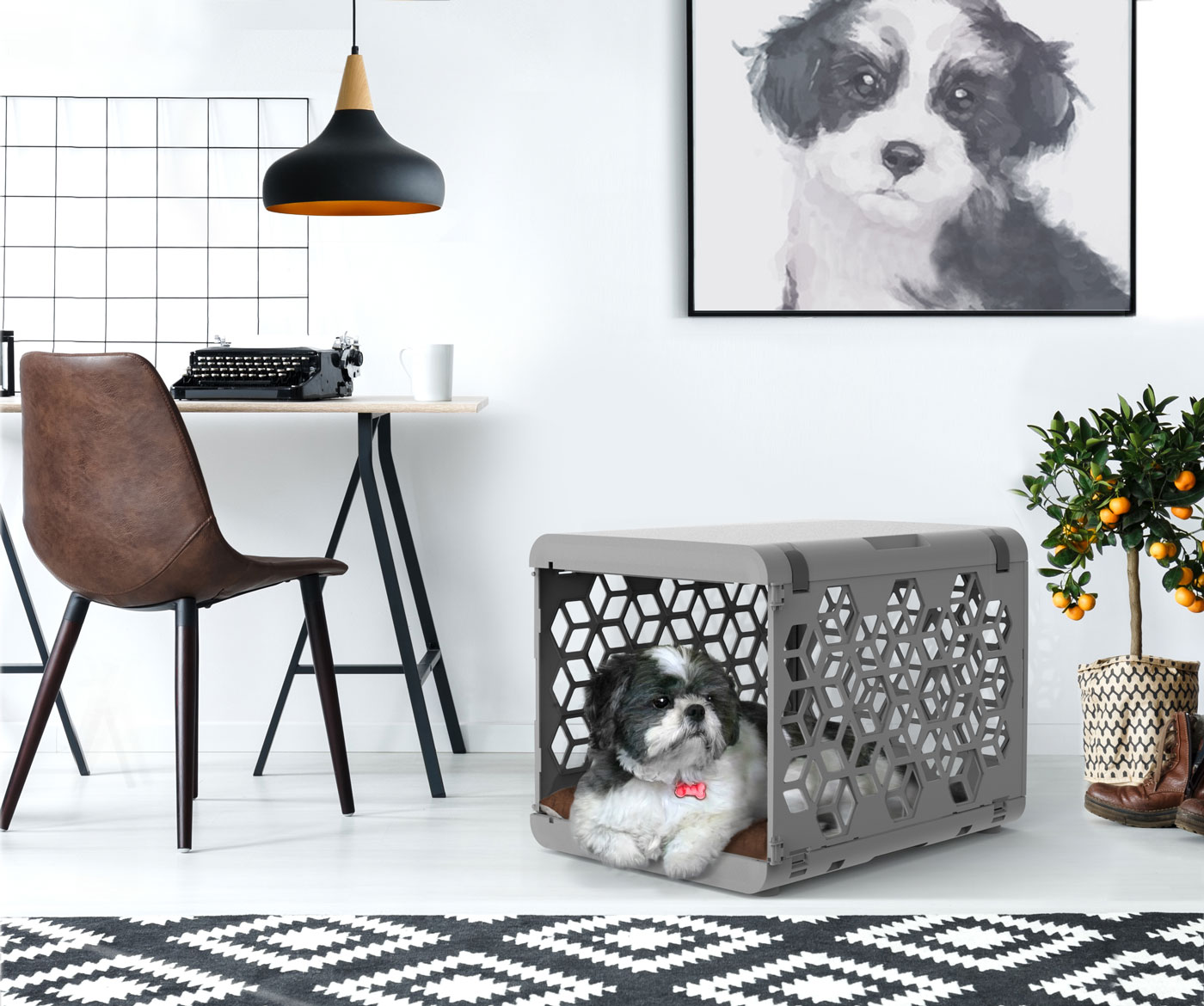 Amy Kim of Chasing Monkey had one goal when she launched PAWD: to create a premium, stylish dog crate that is also affordable.  She succeeded! This crate is functional, gorgeous, and portable with a target price well under $100. Want to learn more? Check out our interview with Amy and enter to win one of your own!