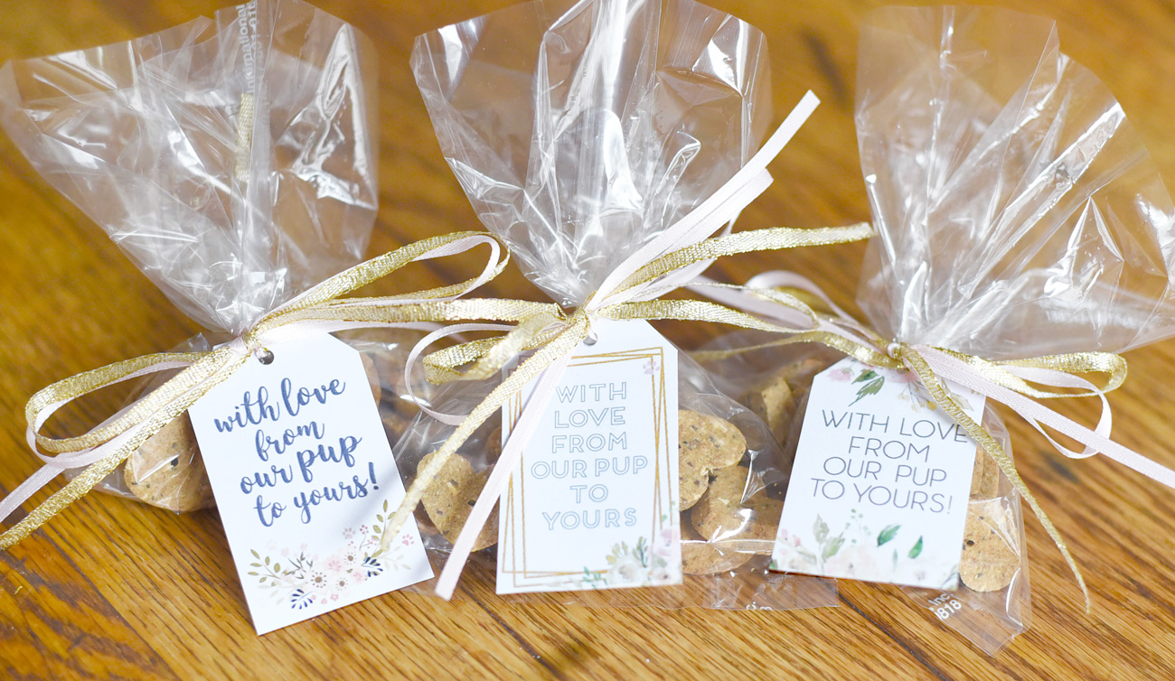 Dog wedding favors hotsell